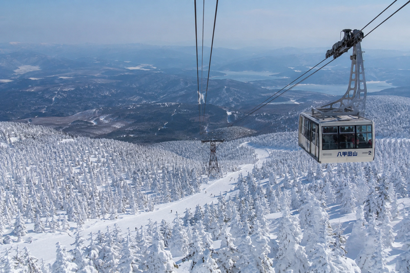 Hakkoda Ropeway Skiing: Aomori's Ice-Monster Powder