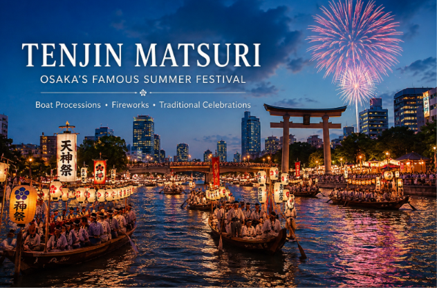 tenjin matsuri festival