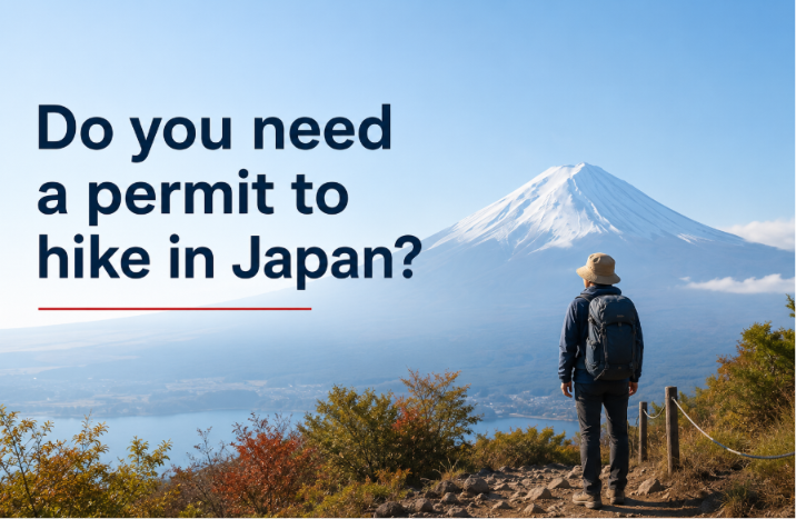 do you need a permit to hike in japan