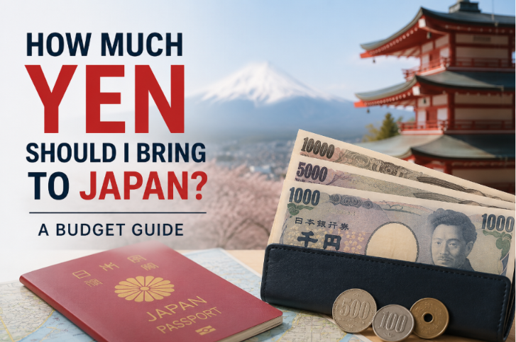 How much yen should I bring to Japan