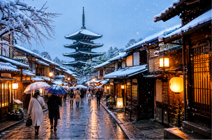 winter in japan