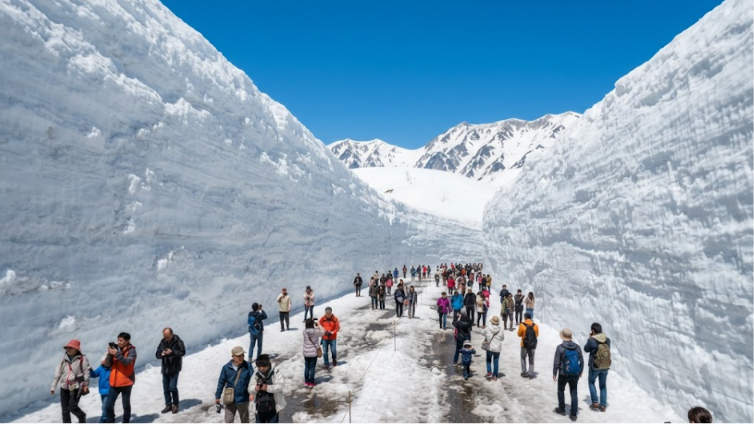 big snow walls
