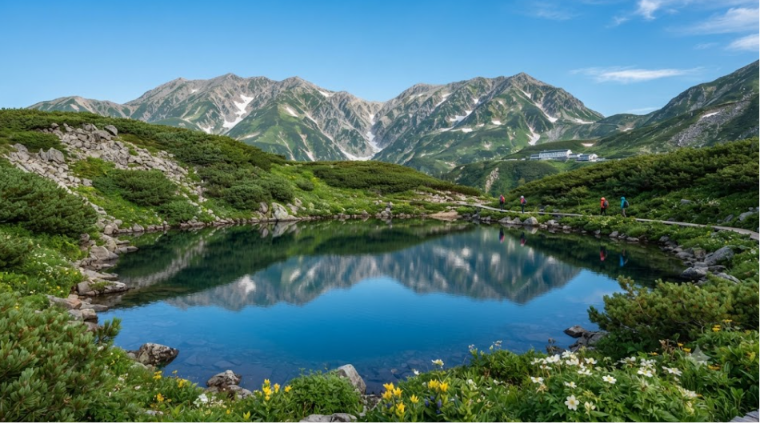 japan alpine mountain