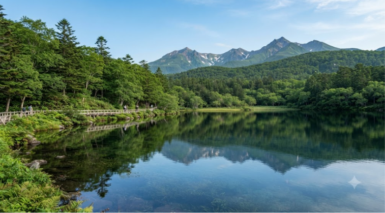 Peaceful Reflections Across Five Lakes