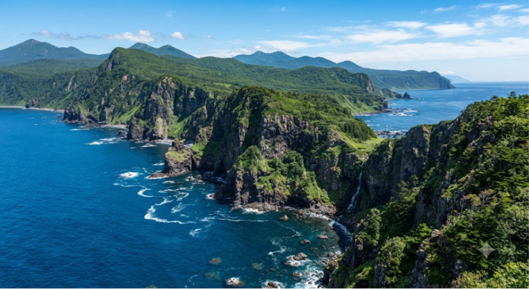 Along Shiretoko Peninsula