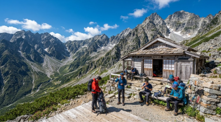 Mountain Huts Offer Comfortable Rest