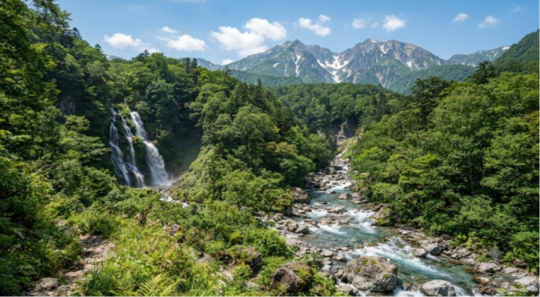 Peaceful Hakusan National Park Views