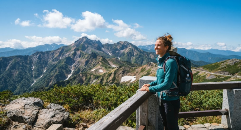 Panoramic Views Of Japanese Alps 