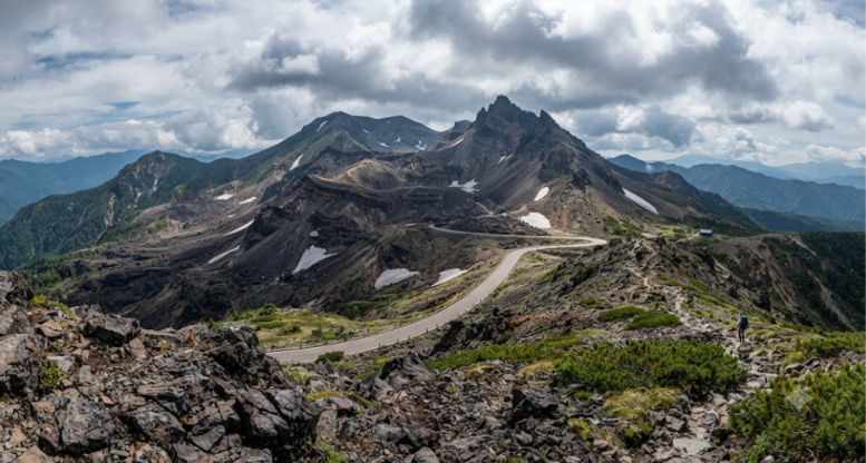 Unique Volcanic Landscape Of Norikura 