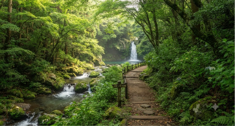 Beautiful Kawazu Seven Waterfalls