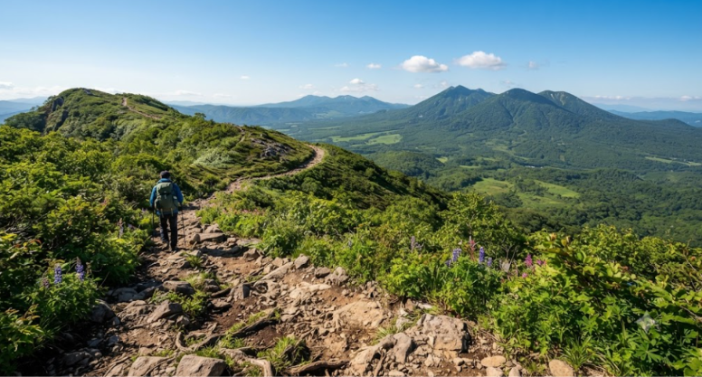 Scenic Kimobetsu Mountain Hiking Trail