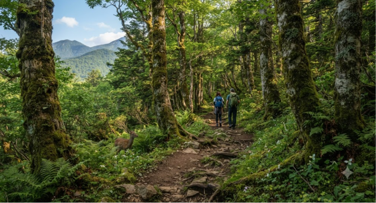 Peaceful Kyogoku Nature Hiking Route