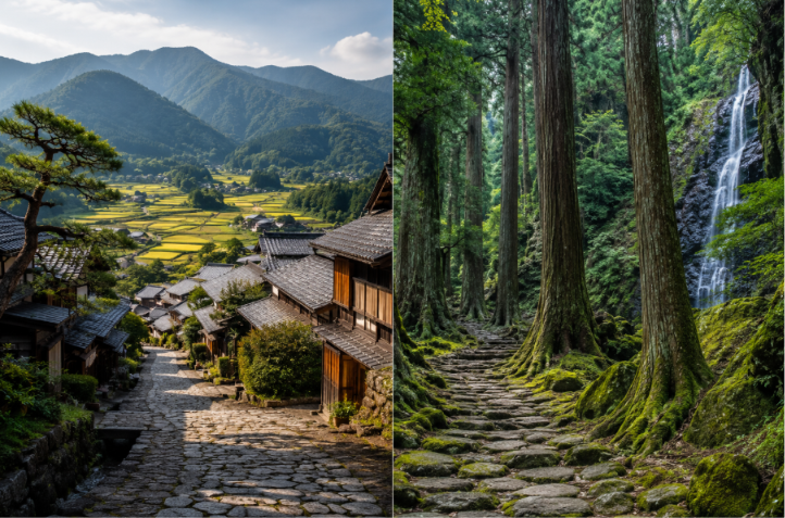 difference in scenery