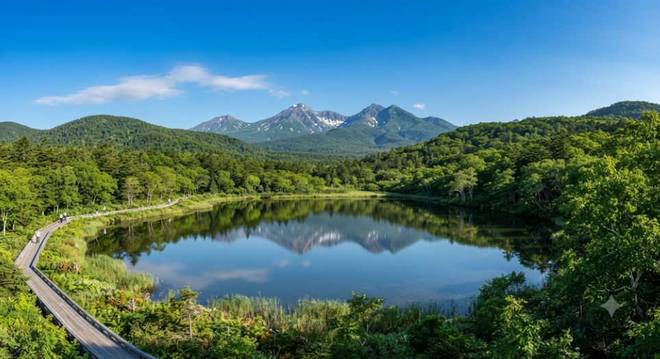Beautiful Lakes Surrounded By Nature