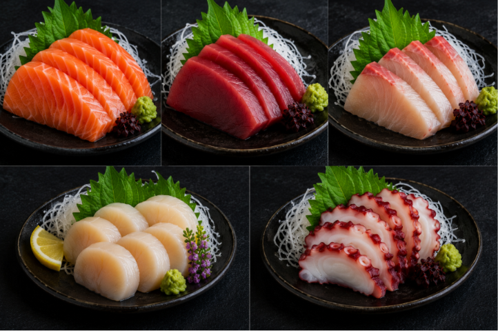 types of sashimi