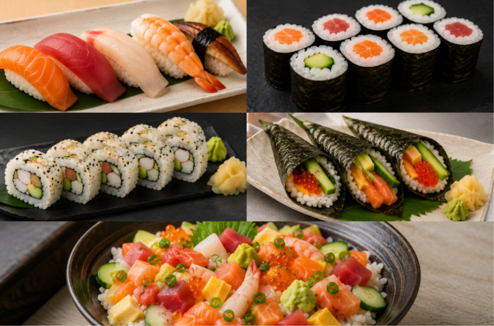 types of sushi
