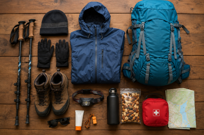 necessary items for climbing
