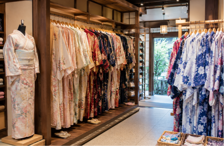 both kimono and yukata