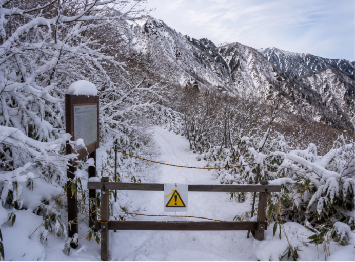 mountains when they are closed