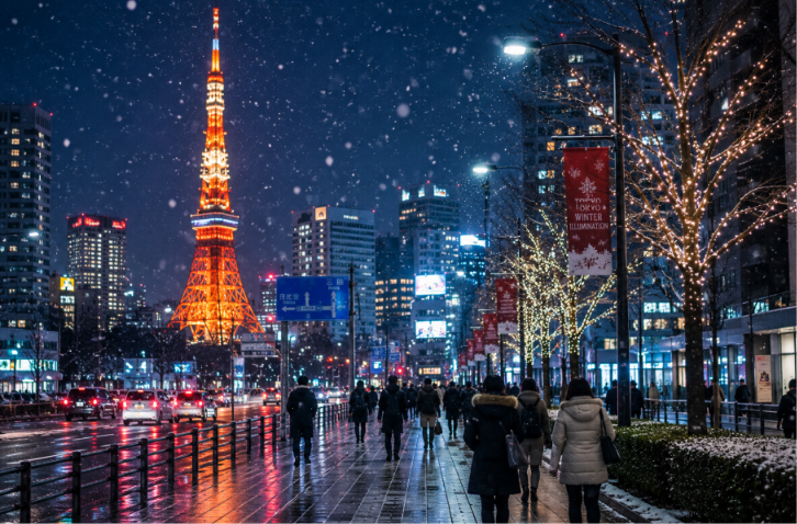 tokyo in december