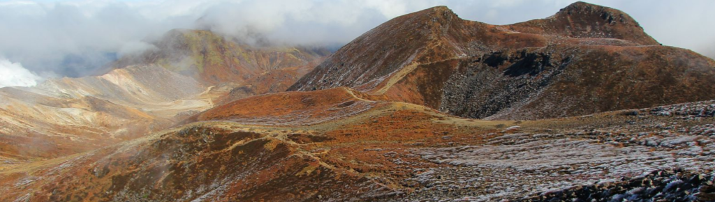 Kujusan, the second-highest peak in Kyushu