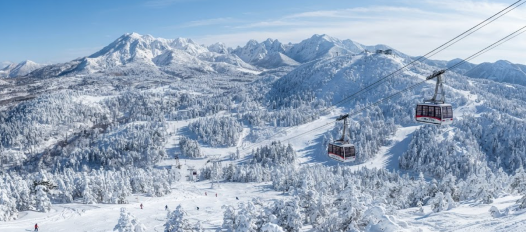 Beautiful snowy mountains await everyone