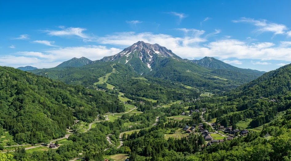Beautiful Myoko Kogen Mountain Landscape