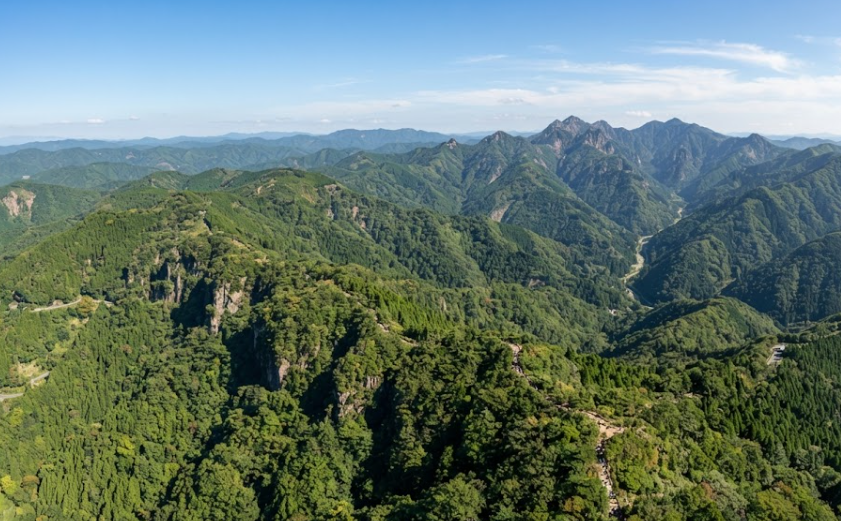 Peaceful Mountains In Central Japan