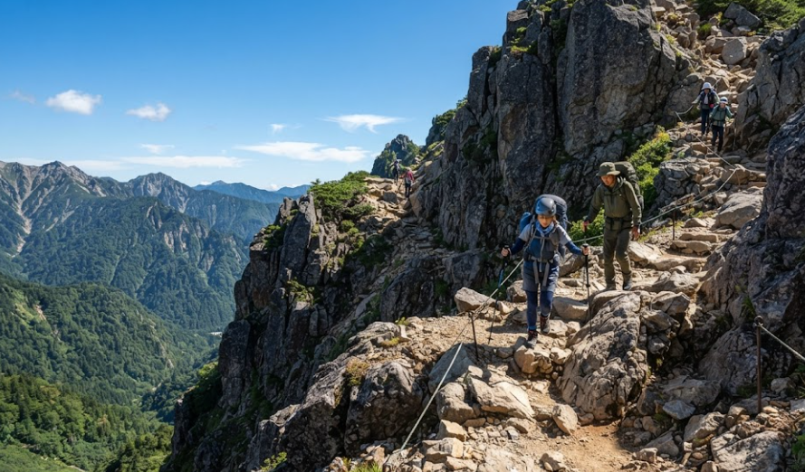 Challenge Yourself On Mountain Trail