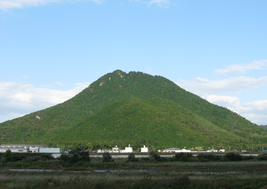 Mt. Mikama in Kyushu with surrounding mountain scenery