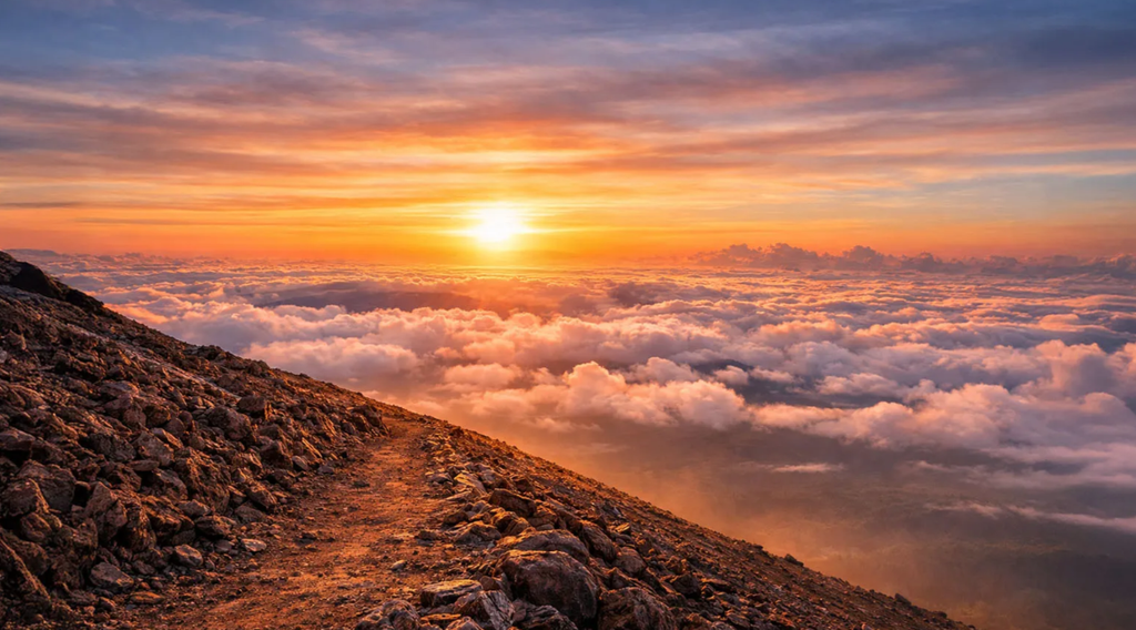Sunrise over Clouds