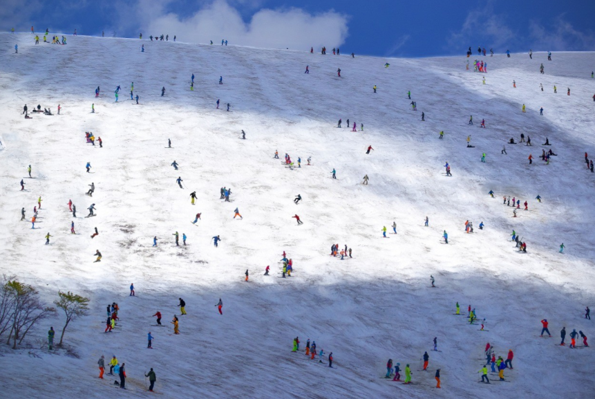 Snow covered Mount Gassen