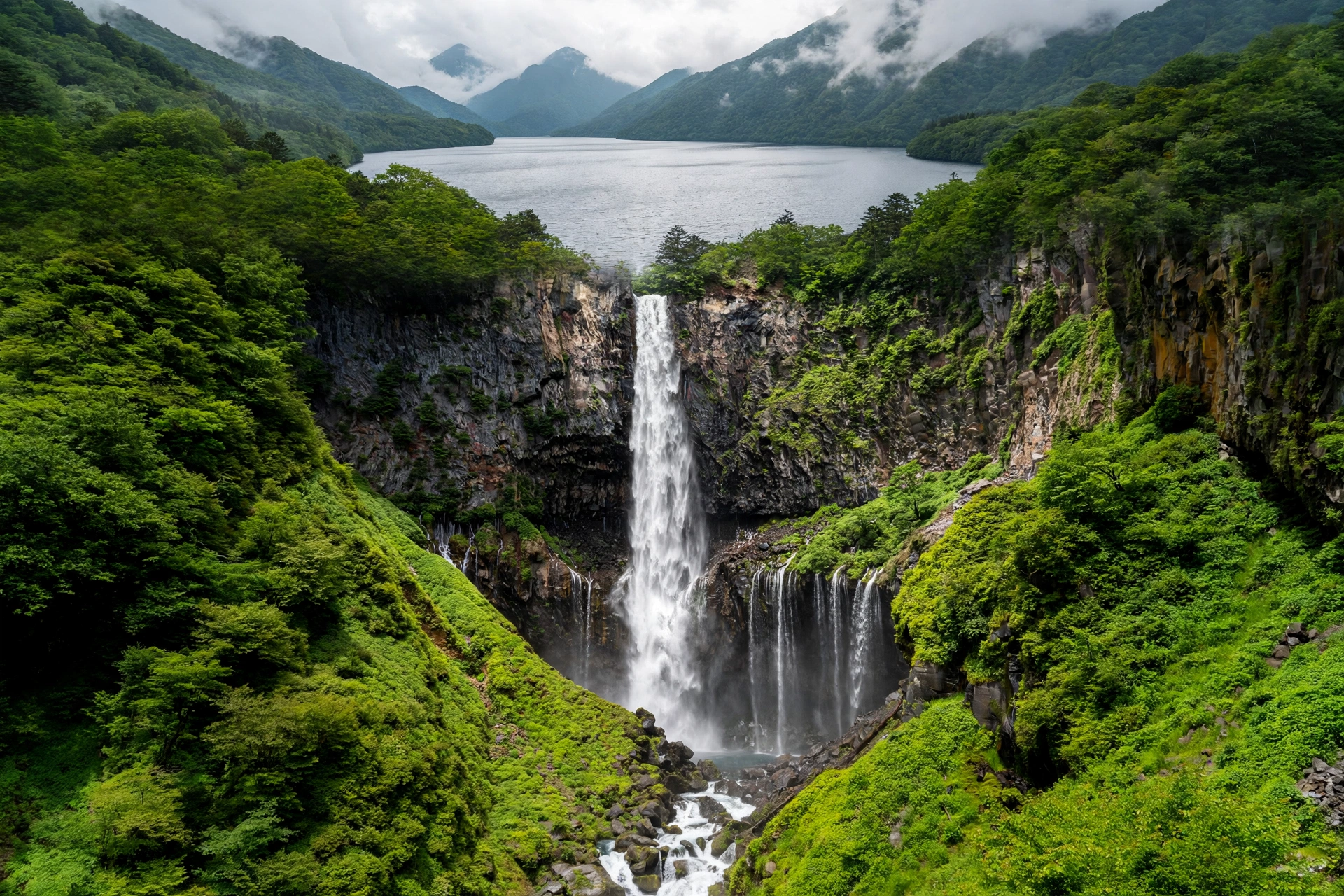 Kegon Falls near Lake Chuzenji in Nikko, Japan